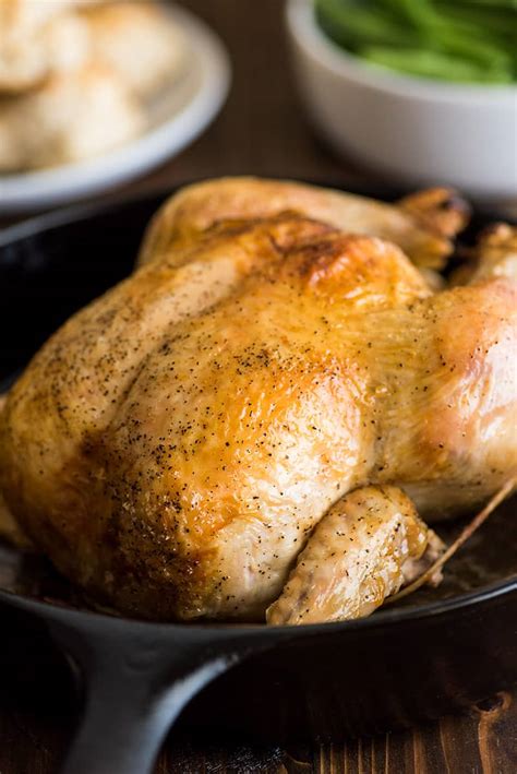 Easy roasted chicken is simple to prepare. How Long To Cook A Whole Chicken At 350 In Oven / Perfect Baked Chicken Thighs Recipe Video A ...