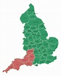 Download A Free Map Of South West England - SW England Map
