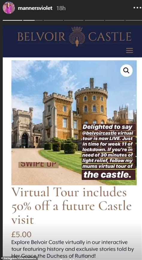 Welcoming All Virtual Visitors Emma Rutland Unveils £5 Digital Tour Of Belvoir Castle Daily