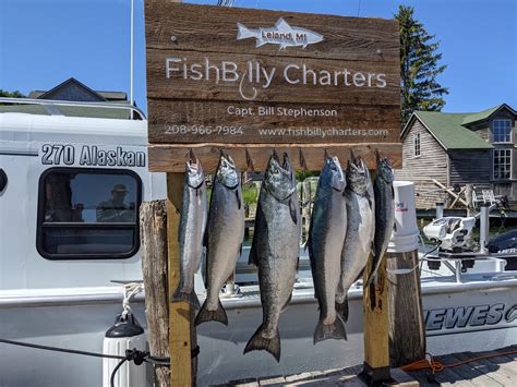 Charter Fishing Leland Michigan FishBilly Charters - Charter Fishing
