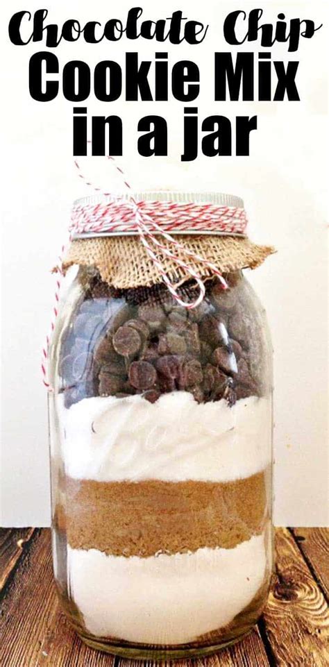 Chocolate Chip Cookie Mix In A Jar Best Cookies In A Jar Recipe