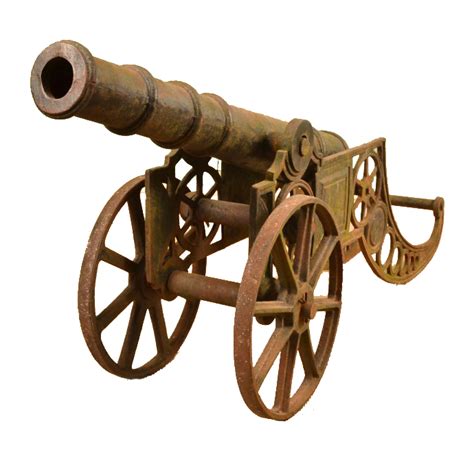 Vintage Decorative 5ft Cast Iron Artillery Cannon Ref No 05566