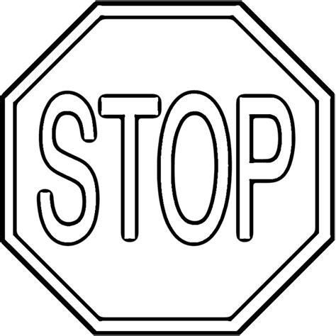 Download High Quality Stop Sign Clip Art White Transparent Png Images