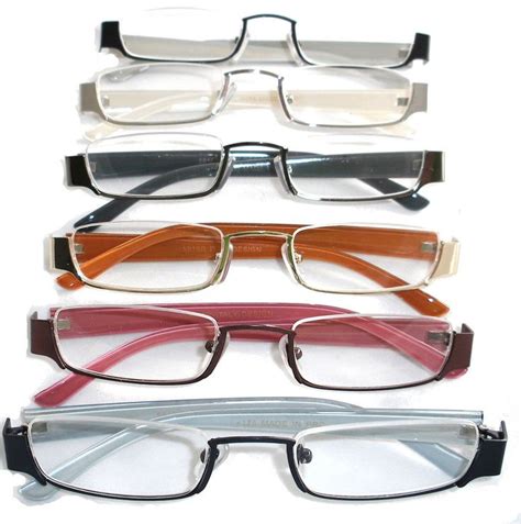 Half Rim Half Frame Reading Glasses Cheaters Specs Spex Glasses