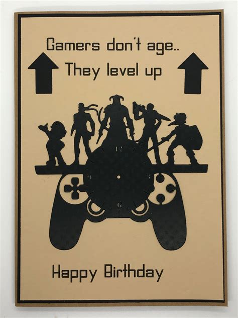 Free Printable Gamer Birthday Cards Happy Go Lucky Free Printable