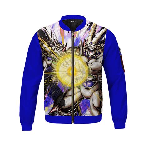 Spirit bomb the haters in this sweet bomber jacket! Dragon Ball Z Syn Shenron Powerful Graphic Design Bomber ...