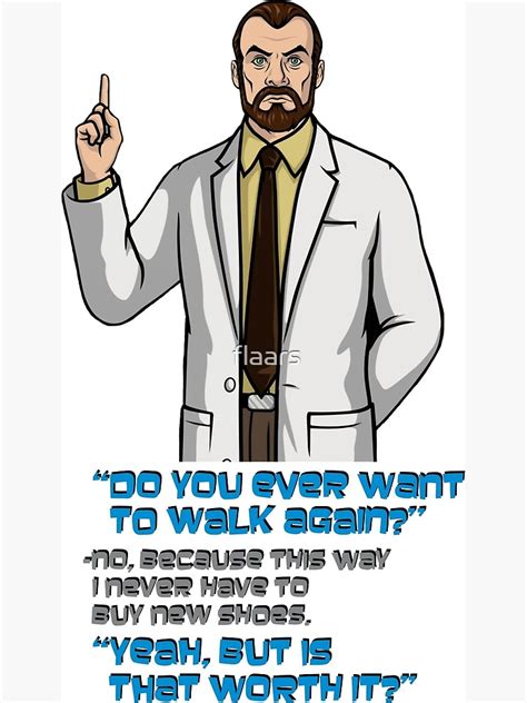 Archers Dr Krieger With A Conversation Under Him Poster For Sale By