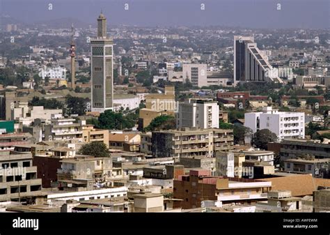 City Skyline Dakar Senegal Stock Photo Alamy