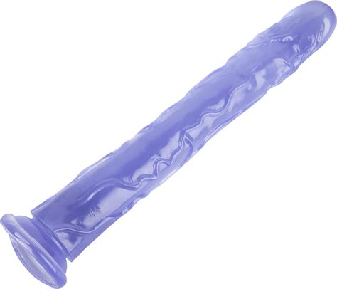 Amazon Com Inch Jelly Crystal Dildo Realistic Huge Flexible Dildos With Powerful Suction