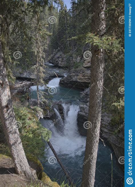 The Waterfalls Section Of Johnston Canyon Banff National Park Alberta