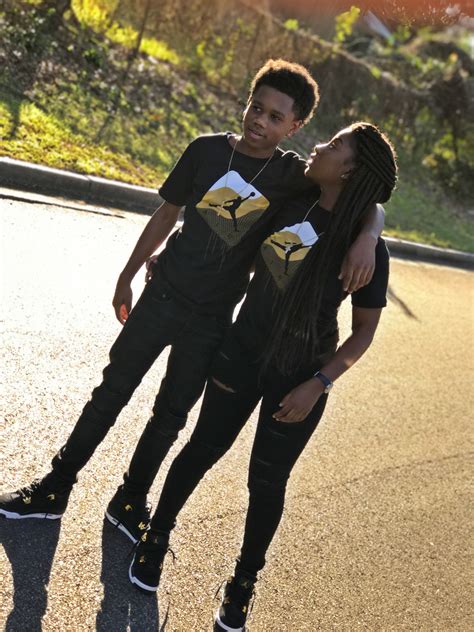 Matching Couple I Love Them Cute Couples Teenagers Cute Black Couples Black Couples Goals