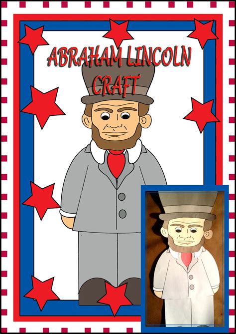 Your kids can have an adventure on their neighborhood block. Abraham Lincoln Craft | Art lesson plans, Crafts, Social ...