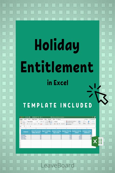 How To Calculate Holiday Entitlement For Employees With Template