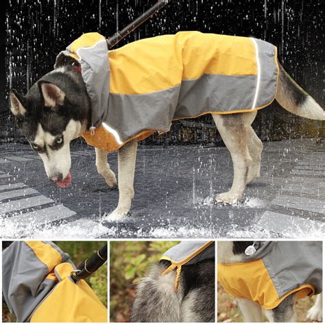 Pet Big Dog Raincoat Waterproof Clothes For Small Large Dogs Jumpsuit
