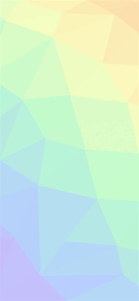 Download Wallpaper 1125x2436 Light Colors Geometric Pattern Abstract