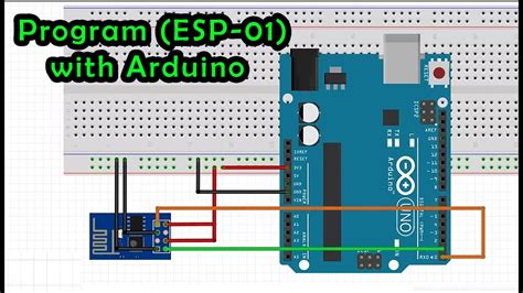 How To Program Esp8266 Esp 01 Module With Arduino Uno Youtube