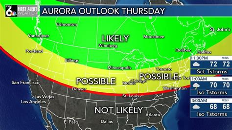 Northern Lights May Be Visible Over The Next Two Days