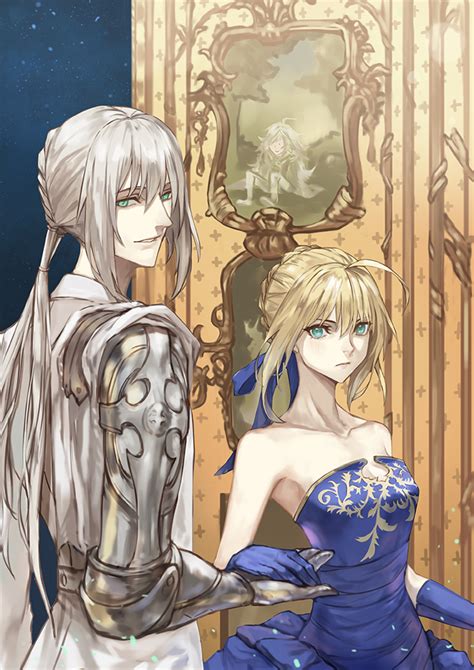 Bedivere And Artoria Fate Grand Order Fate Stay Night Series Character Art Fate Anime Series