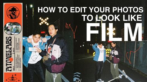 How To Edit Photos To Look Like Film Afterlight Youtube