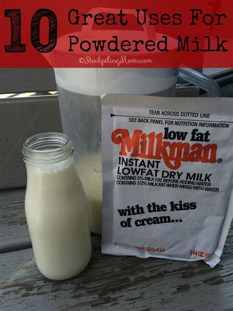 10 Great Uses For Milkman Powdered Milk Powdered Milk Milk Milk