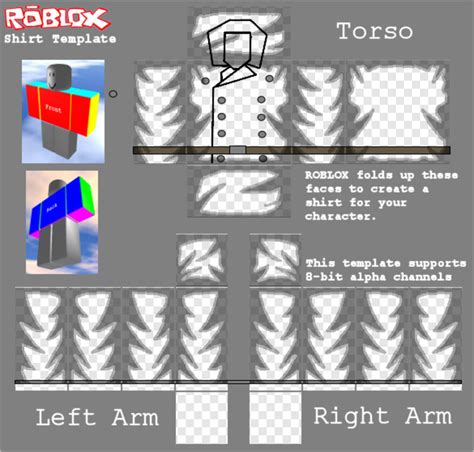 Roblox Shirt Template Ready To Use