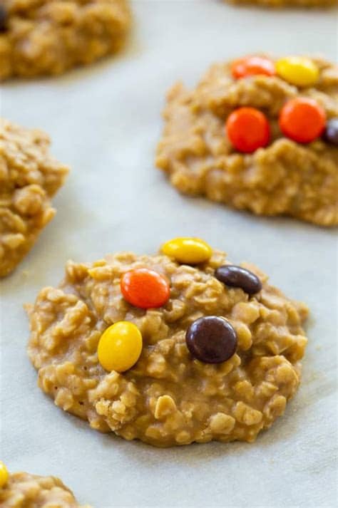 No bake oatmeal cookies are a quick and easy snack, without turning on the oven! No-Bake Peanut Butter Oatmeal Cookies - Spicy Southern ...