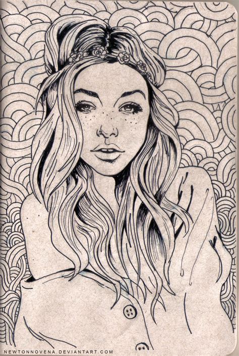 She Has Feathers In Her Hair By Sugar Spite Hipster Art Hipster