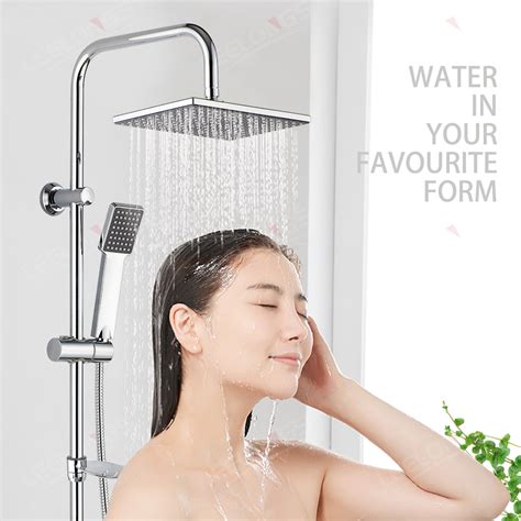 Yuyao Rainshower Factory Round Stainless Steel Bathroom Shower Sets Buy Bathroom Shower Sets