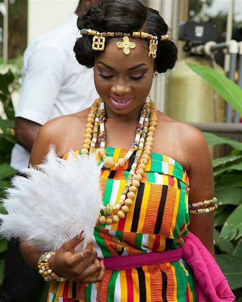 Ghanaian Ladies In Their Traditional Wedding Outfit Be Inspired