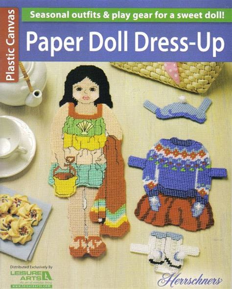 Paper Doll Dress Up Plastic Canvas Soft Cover Book New Etsy In 2021