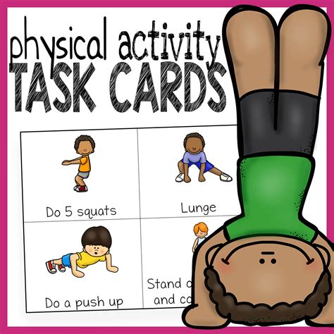 Check spelling or type a new query. Physical Activity Cards - Exercise Cards - The Super Teacher