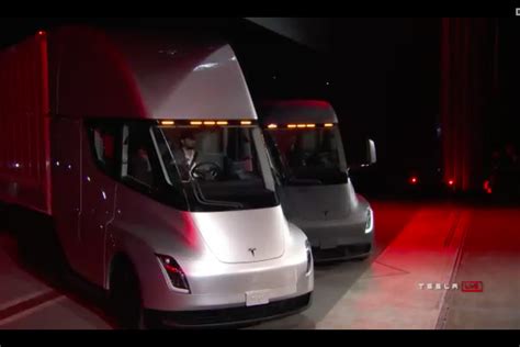 Teslas Elon Musk Said The Companys New Electric Semi Truck Will Begin