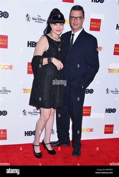 Pauley Perrette And Husband At The Trevor Projects Trevorlive Los