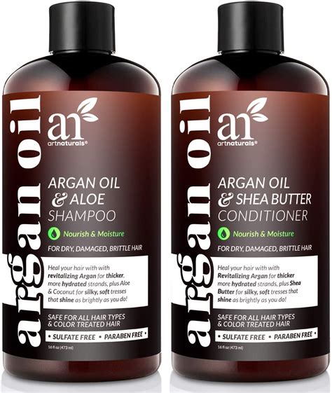 Artnaturals Organic Moroccan Argan Oil Shampoo And Conditioner Set