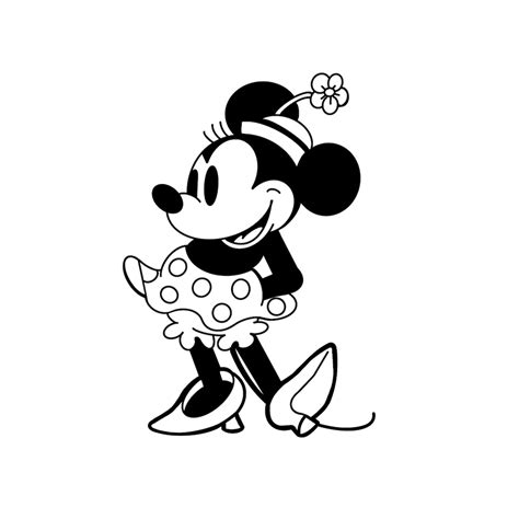 Original Minnie Mouse Svg Pdf Png Jpeg Digital Files Etsy