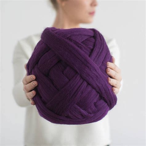 Chunky Yarn For Arm Knitting 100 Merino Wool Chunky Knit Etsy In