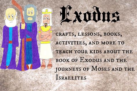 Exodus Crafts Lessons And More To Teach Your Kids About Moses Sunday