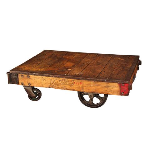 Coffee table cart are packed with exciting innovations that make luggage movement easy and seamless to achieve. Nutting Factory Cart at 1stdibs