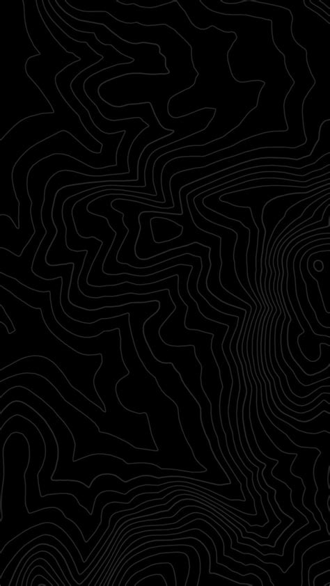 1080x1920 Resolution Topography Abstract Black Texture Iphone 7 6s 6