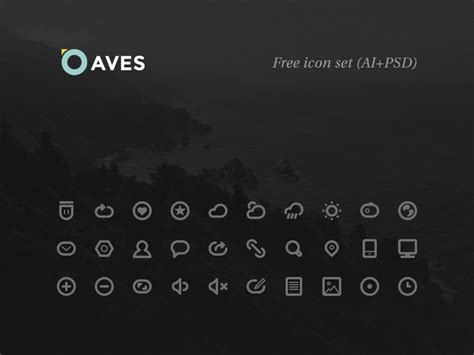 Aves 30 Free Minimal Icons Ultralinx