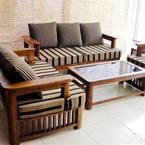 Inject some warmth and lodge aesthetic with this 1940s hand carved oversized wooden rocking chair with 1970s upholstered cushions for $220. Wooden Sofa Set without Cushion, वुडन सोफा सेट - R.T.S ...