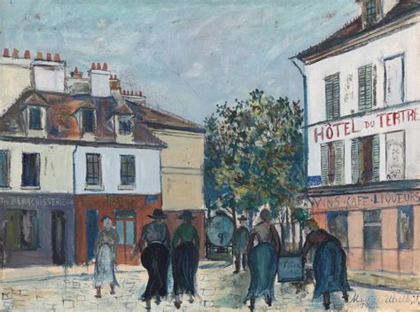 Maurice Utrillo 1883 1955 Montmartre Oil Painting On Canvas Art