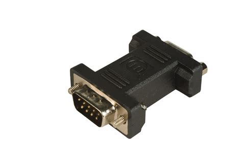 maplin vga 9 pin male to 15 pin female adapter gold video card monitor converter ebay