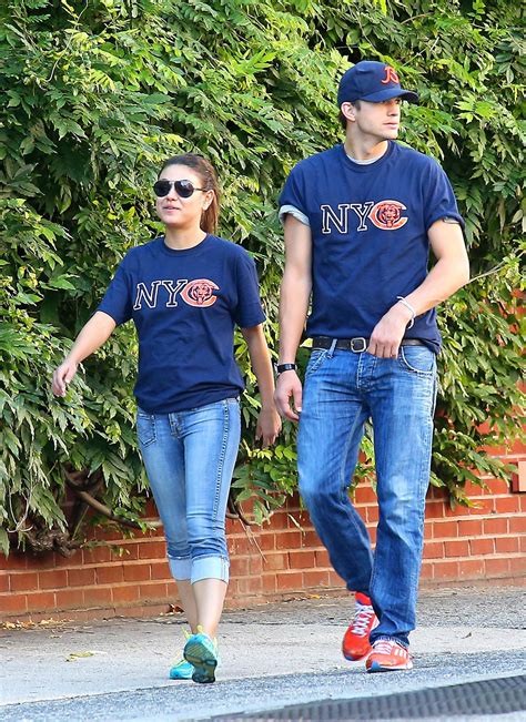 Mila kunis and ashton kutcher aren't the type to share a lot about their relationship, especially when they aren't on a press tour. MILA KUNIS and Ashton Kutcher in Matching Outfits Out and ...