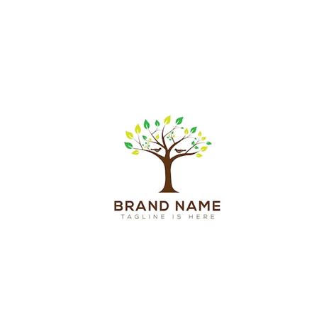 Premium Vector Tree Bird Logo Design