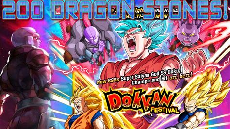 Ssgss Kaioken Dokkan Festival 200 Dragon Stone Summon Dbz Dokkan