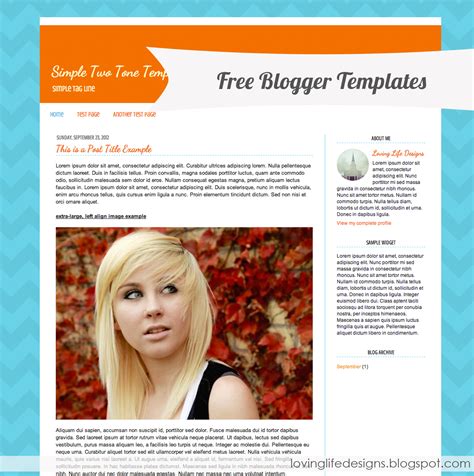 Free Blogger Templates For Graphic Designers Printable Templates