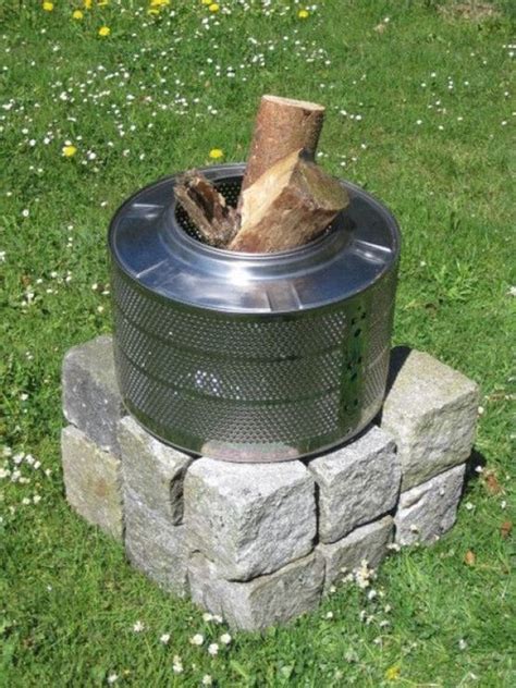 Ein kleines manko ist lediglich die fehlende verbindung zwischen korpus und deckel. Waschmaschinentrommel als Feuerkorb oder Grill im Garten ...