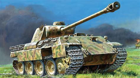 Panther German Tank Art Drawing Wallpaper Art And Paintings