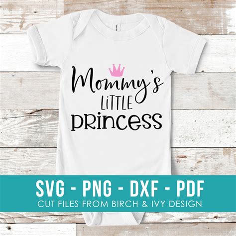 Mommys Little Princess Svg File Instant Download For Etsy